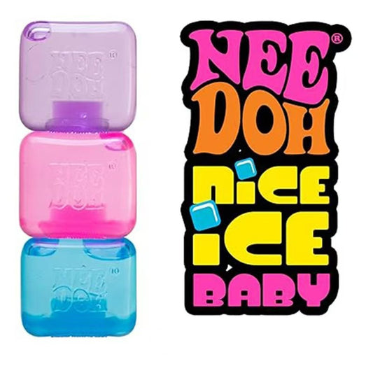 Needoh Stress Relief Squishy Cube Sensory Toy Multiple Varients