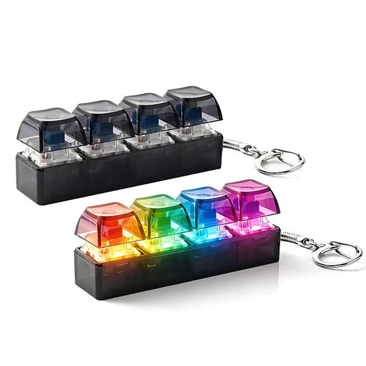 Keyboard Key Fidget Toy with Keychain